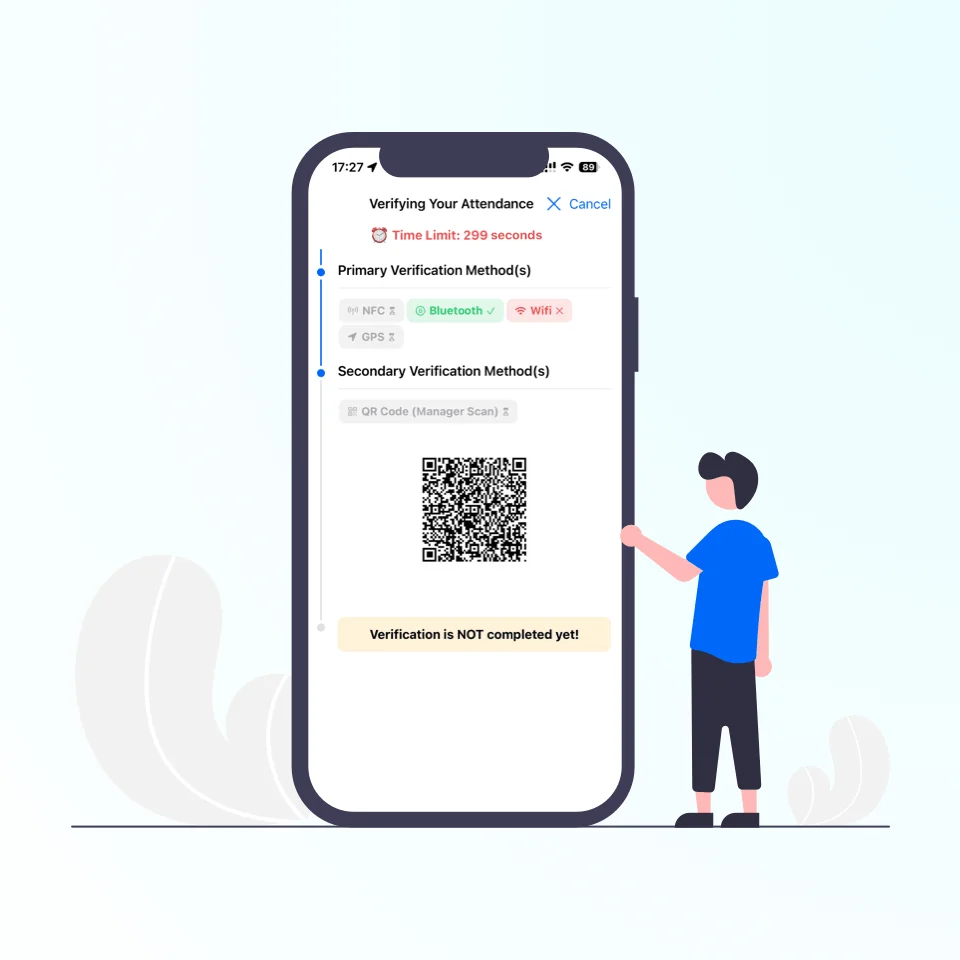 Versatile Mobile Attendance for Any Environment